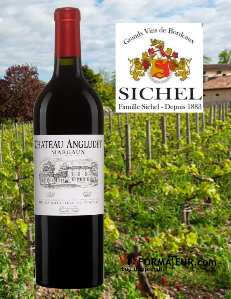 Bouteille de Château Angludet, Bordeaux, Margaux, 2018