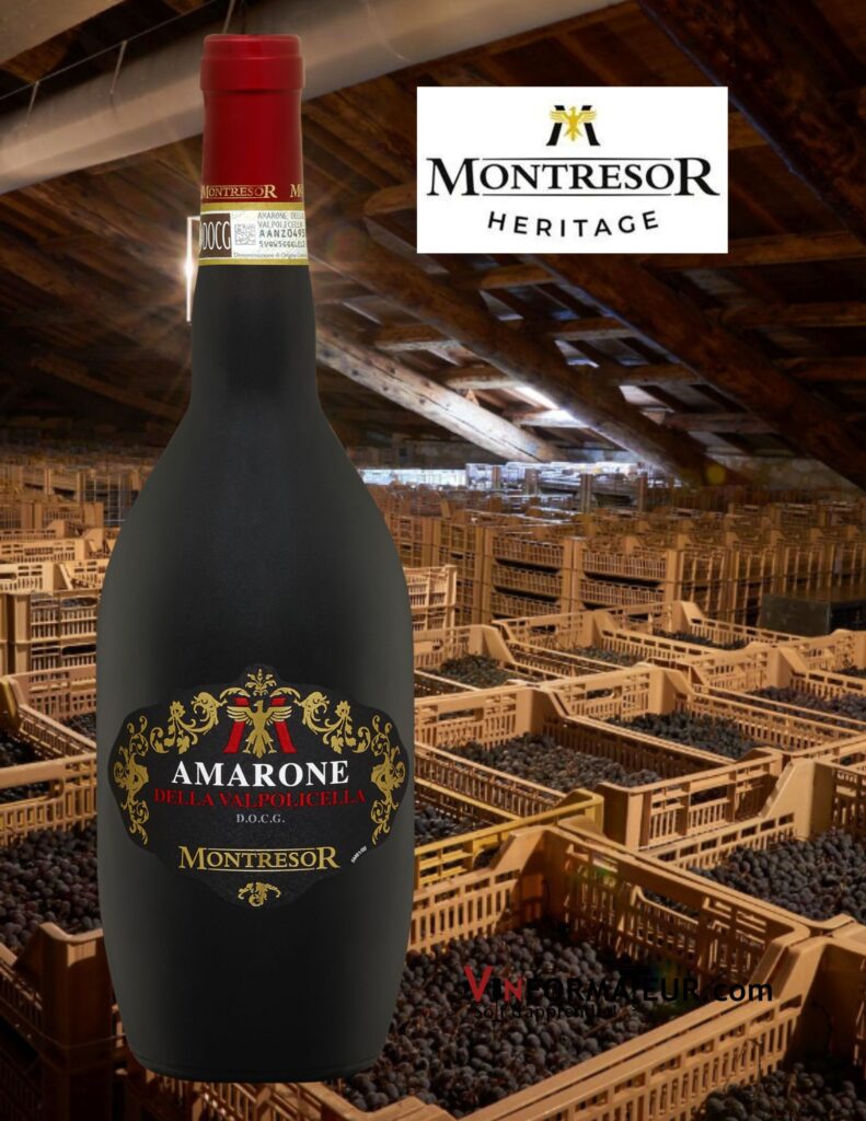 Bouteille de Montresor, Amarone della Valpolicella, Italie, Vénétie