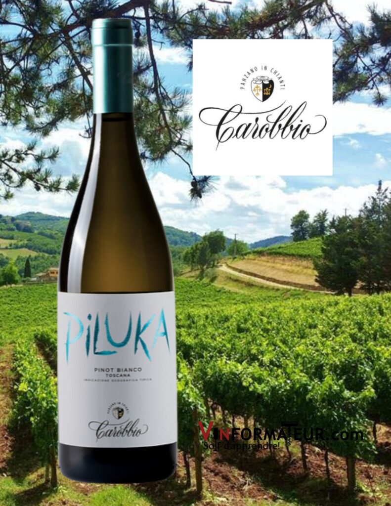 Bouteille de Tenuta Carobbio, Piluka, Pinot Bianco, Toscana IGT, 2021