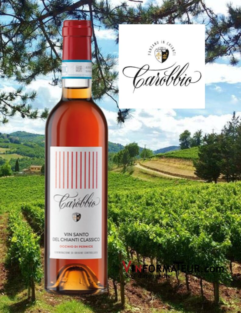Bouteille de Tenuta Carobbio, Vin Santo Del Chianti Classico, Occhio di Pernice DOC, 375ml
