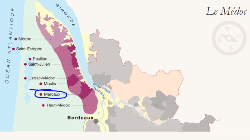 Carte viticole de Bordeaux