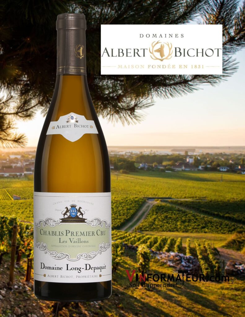 Bouteille de Albert Bichot, Domaine Long-Depaquit, Chablis, Premier Cru, Les Vaillons, 2020