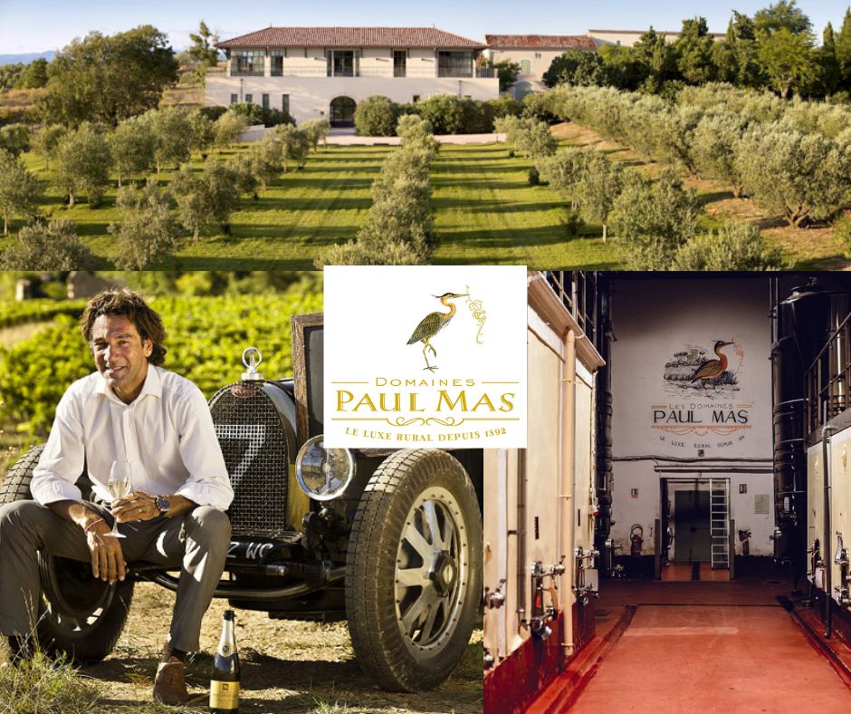Domaines Paul Mas: Jean-Claude Mas, chai et vignobles