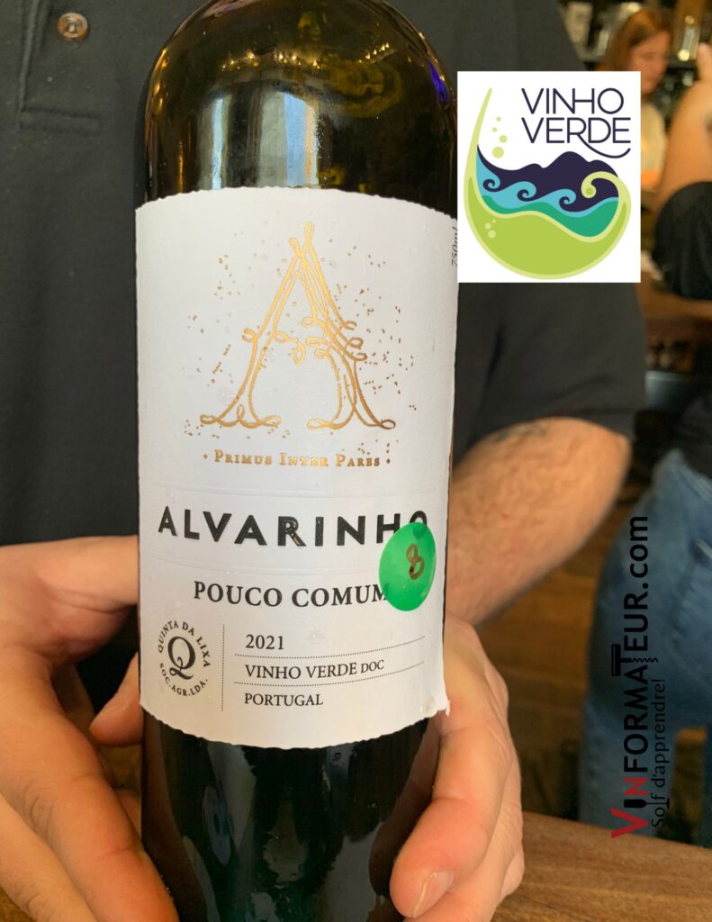 Quinta da Lixa, Portugal, Minho, Pouco Comom, Alvarhino, 2021 bouteille