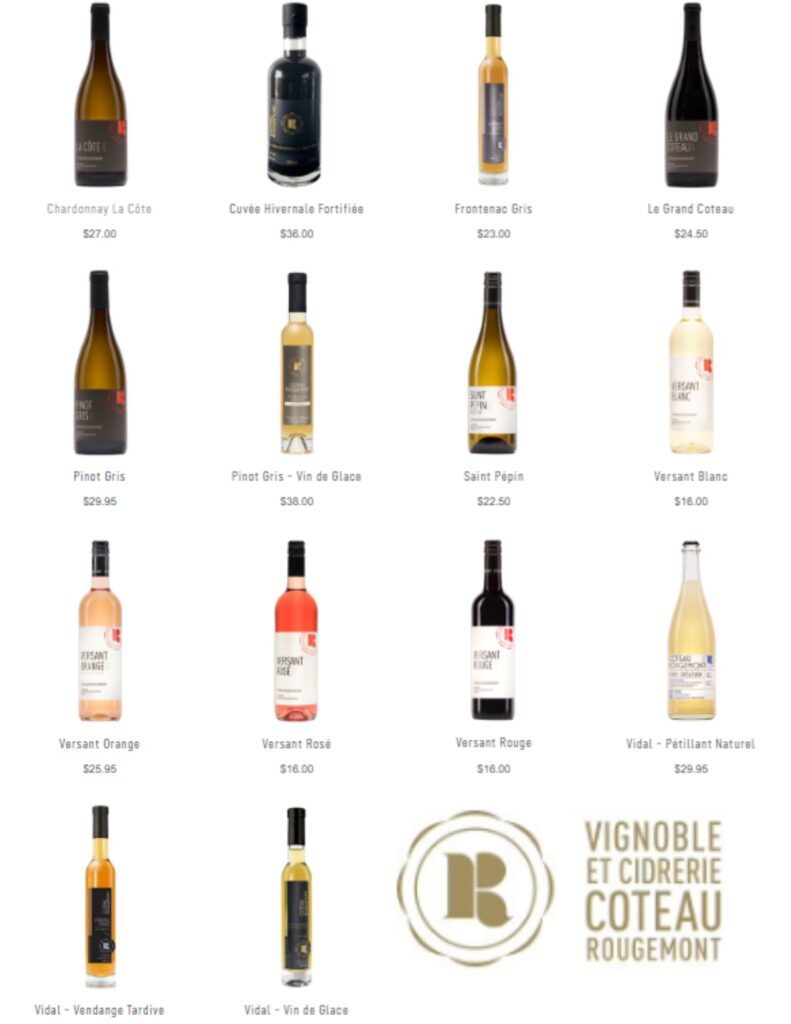 Coteau Rougemont - vins