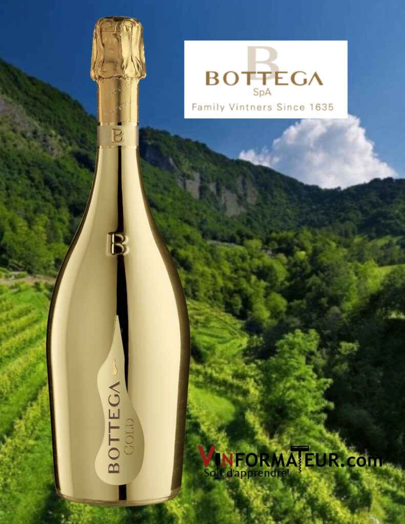 Bottega, Gold, Prosecco DOC, Spumante Brut bouteille