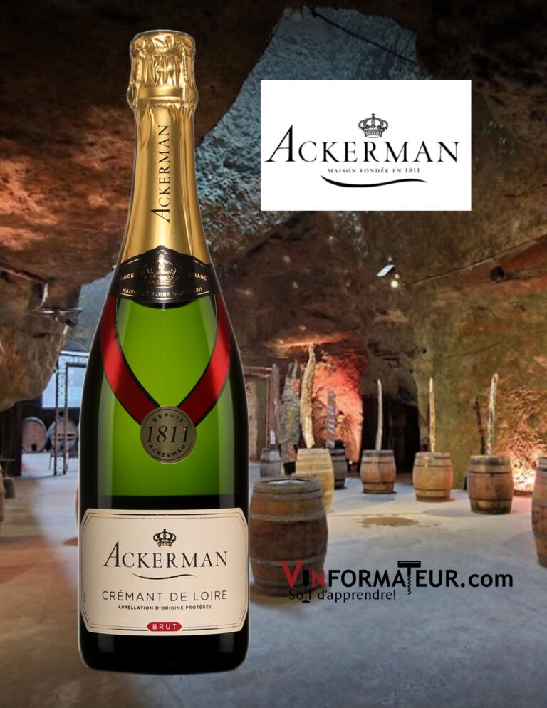 France, Loire, Ackerman, Crémant de Loire, Brut, Méthode Traditionnelle bouteille