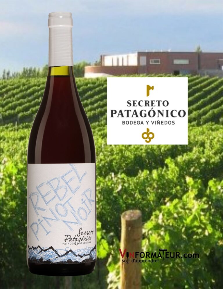 Rebel, Pinot Noir, Argentine, Patagonie, Bodega Secreto Patagonico bouteille