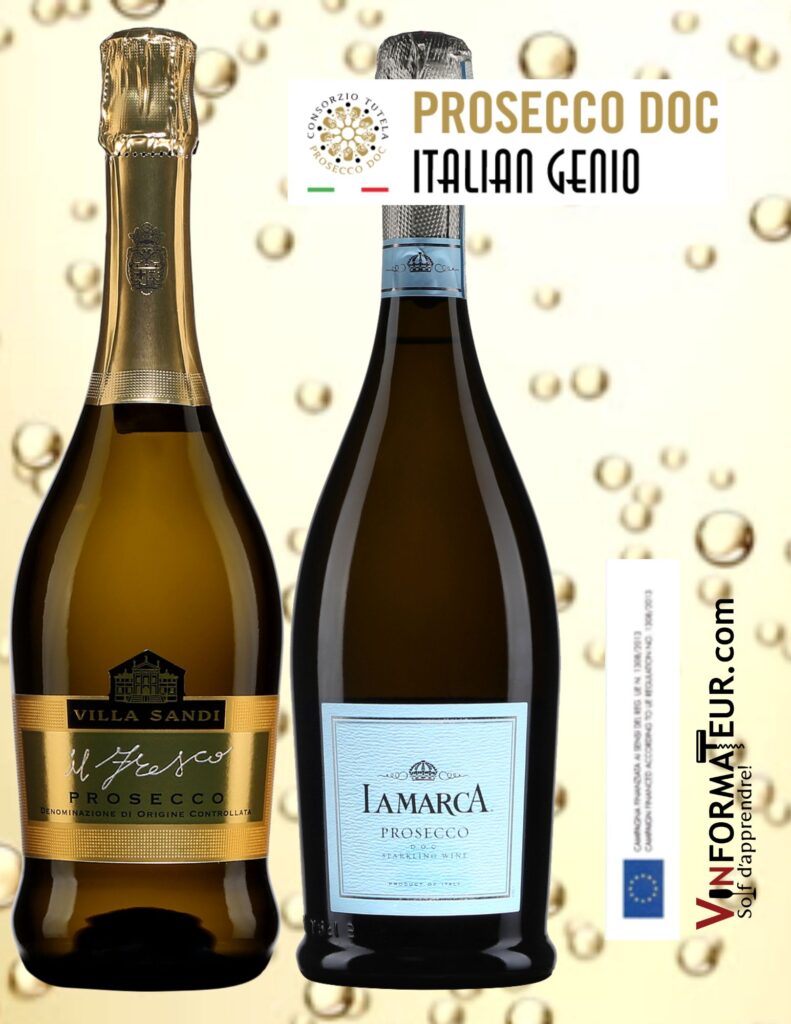 Villa Sandi, Il Fresco, Prosecco DOC, La Marca, Prosecco DOC bouteilles