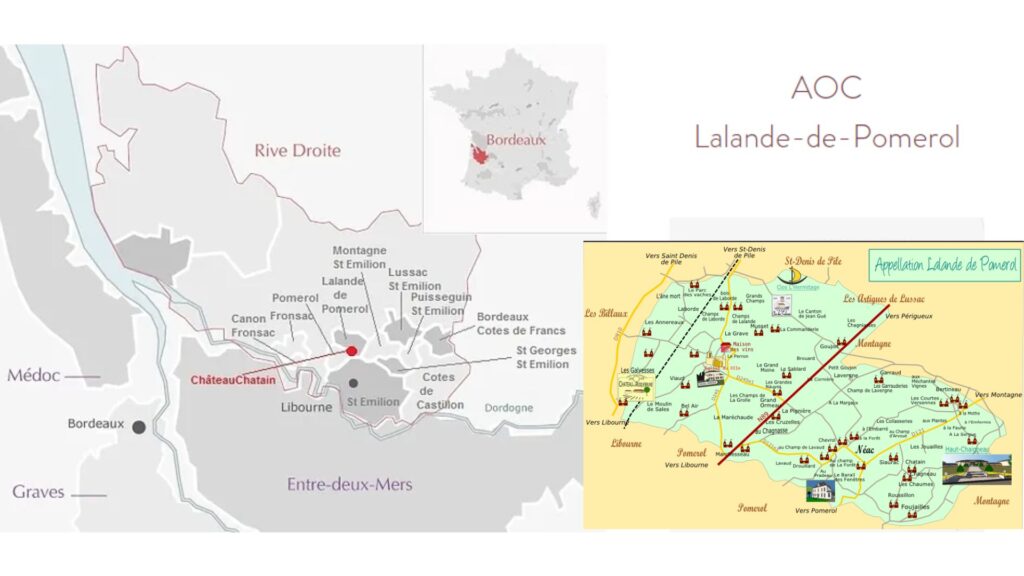 Carte viticole Lalande-de-Pomerol