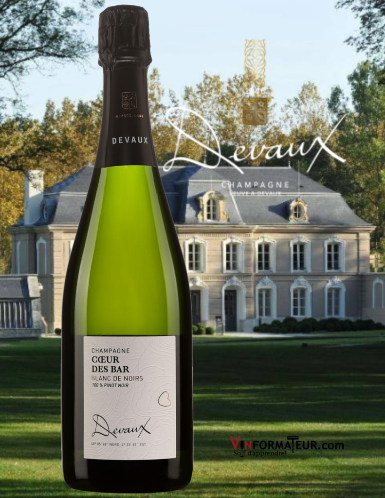 Champagne Devaux, Brut, Coeur des Bar, Blanc de Noirs bouteille