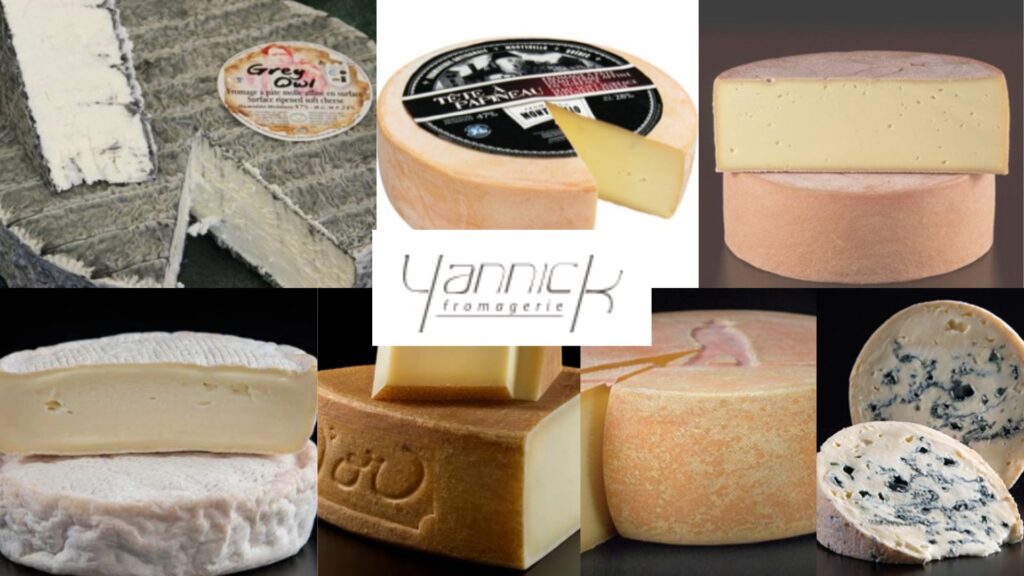 Fromages sélectionnés par Yannick Achim de la fromagerie Yannick
