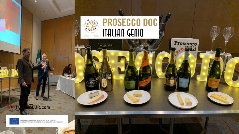 Masterclass Prosecco et fromages du Québec animé par Guenael Revel et Yannick Achim