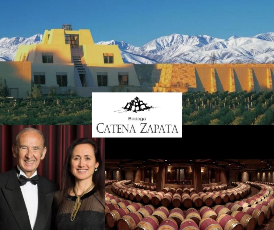 Nicolas et Laura Catena Zapata, chai et vignobles