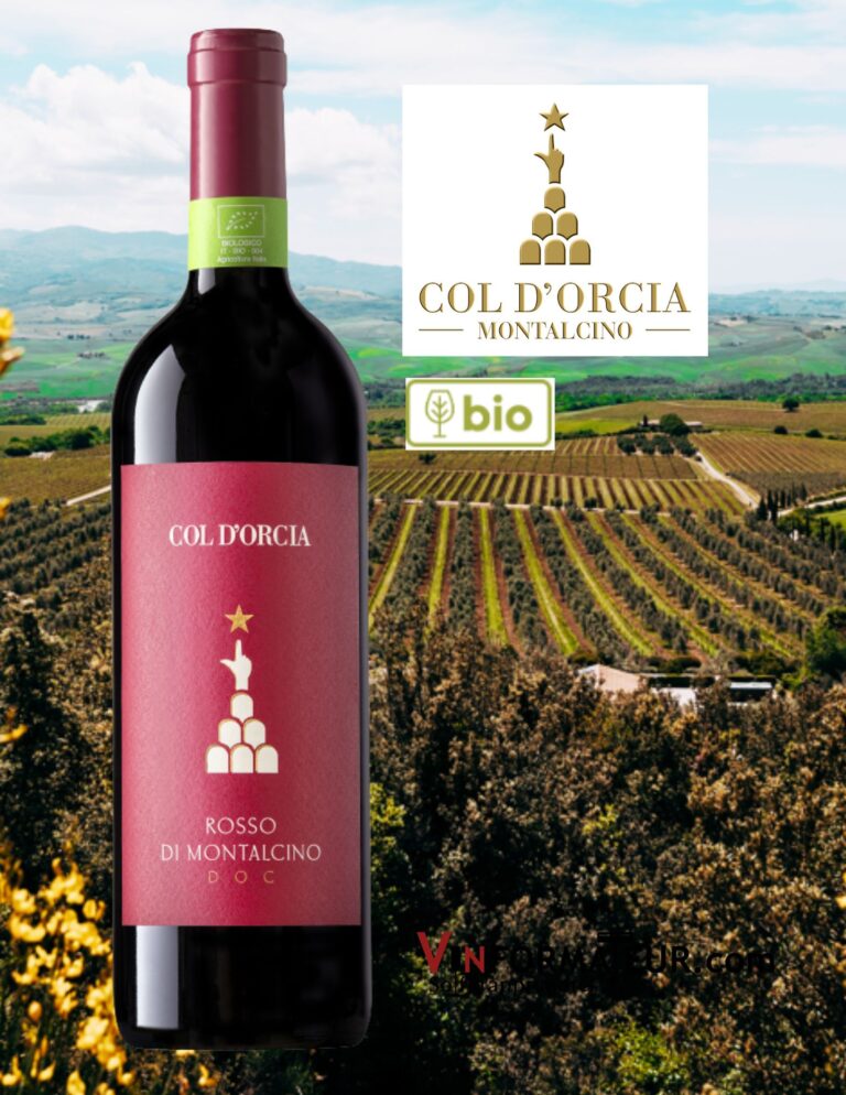 Col D’Orcia, Rosso di Montalcino DOC, vin rouge bio, 2020 bouteille