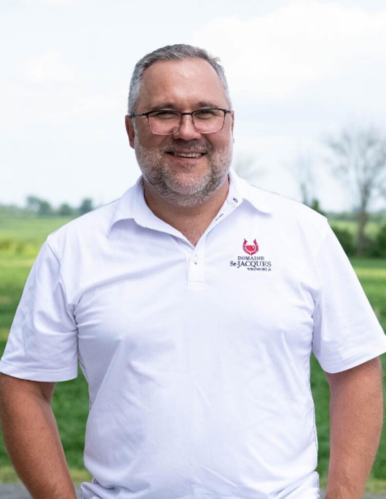 Luc Rolland, vinificateur en chef, Domaine St-Jacques