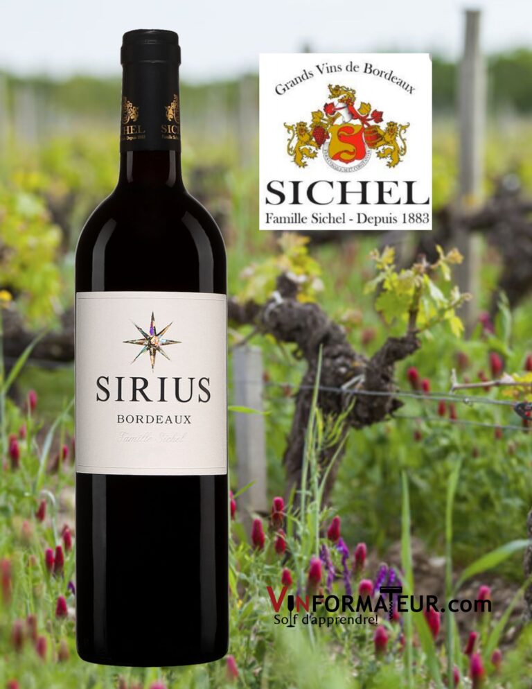Sirius rouge, Bordeaux, 2018 bouteille