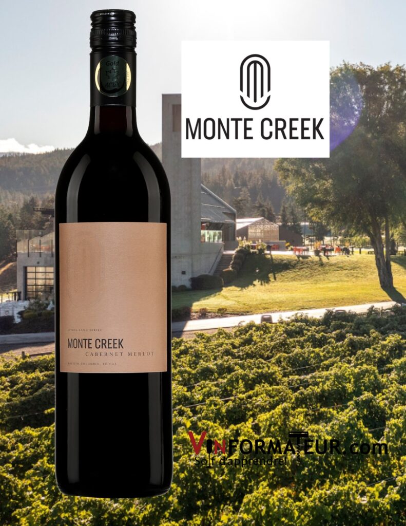 Monte Creek, Cabernet, Merlot, Living Land Series, Colombie-Britannique, vin rouge, 2019 bouteille