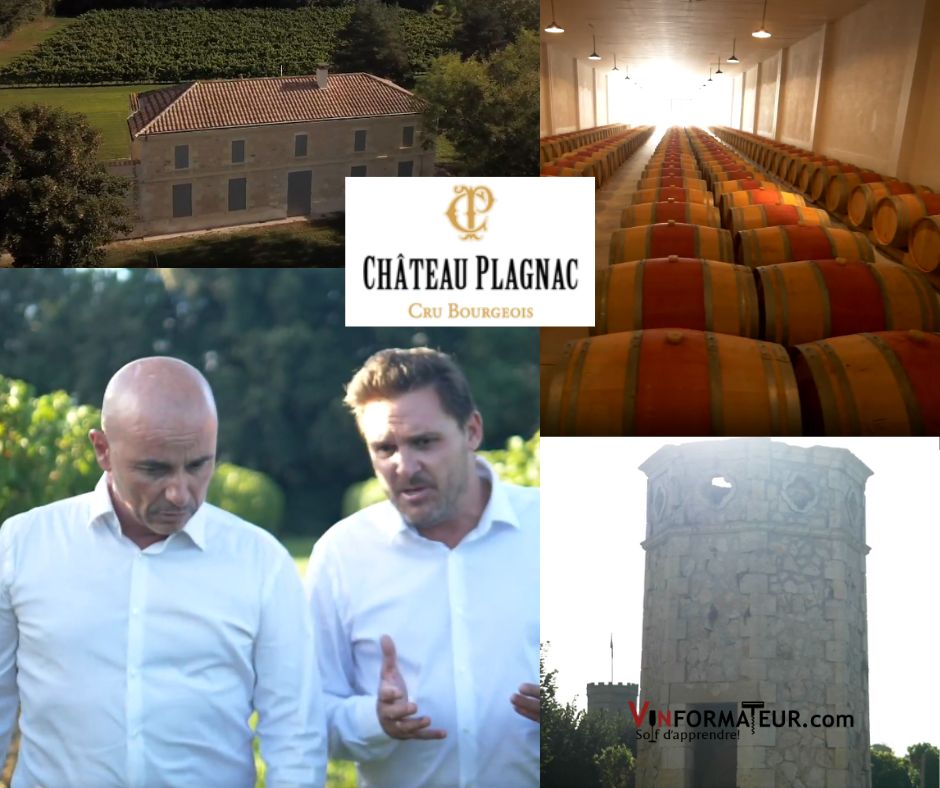 Château Plagnac: Lauren Gauzi et Romain Roux, chai, vignobles et tours