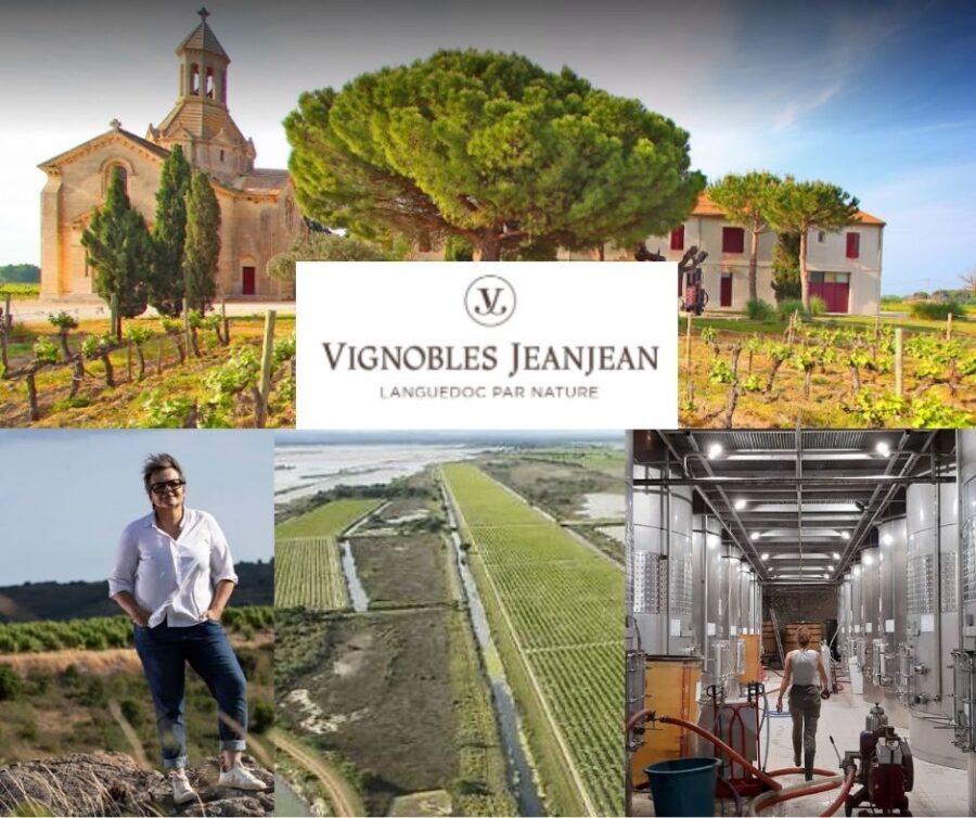 Vignobles Jeanjean: Brigitte Jeanjean, chai et vignobles