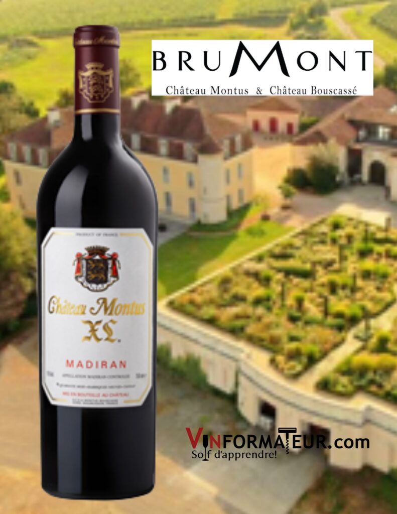 Château Montus, XL, vin rouge, 2015 bouteille