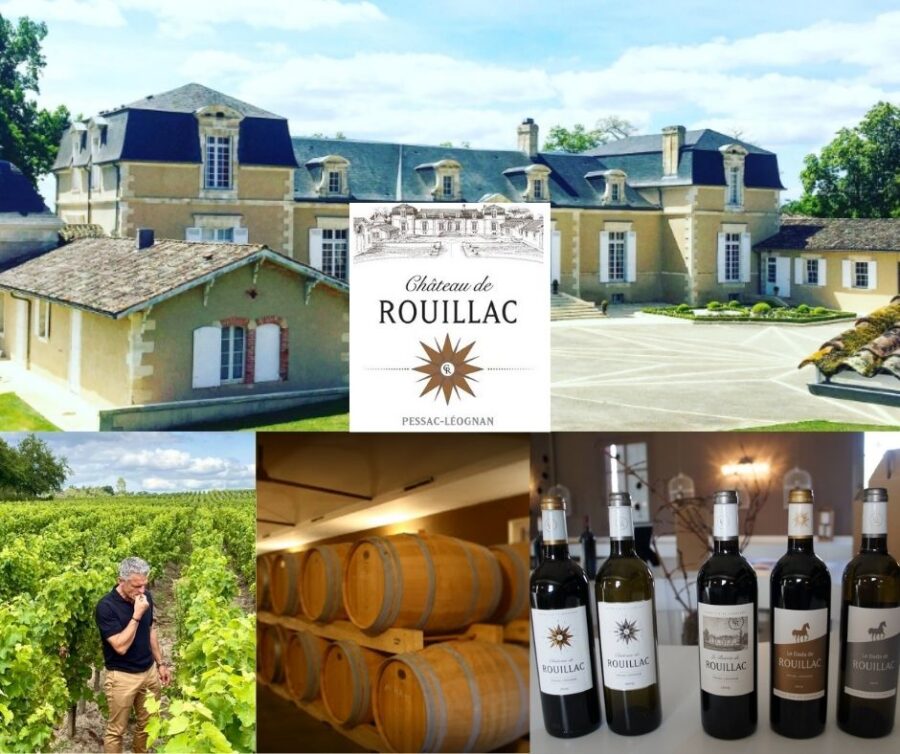 Château de Rouillac: Laurent Cisneros, château, chai et vignobles