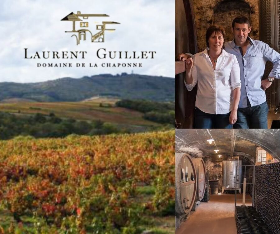 Domaine de la Chaponne: Laurent et Laurence Guillet, vignobles et chai