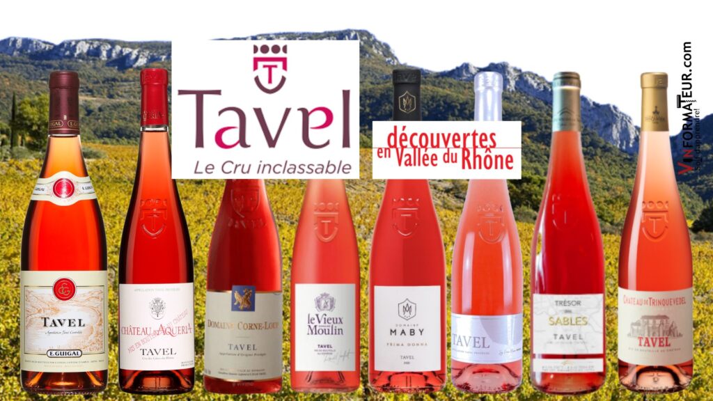 Dans l’univers du vin il y a le vin blanc, rouge, rosé et …Tavel! Le cru inclassable!