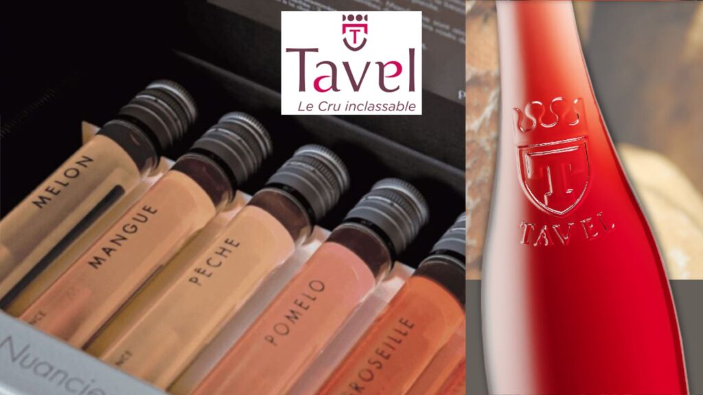Les couleurs de rosés traditionnels et Tavel