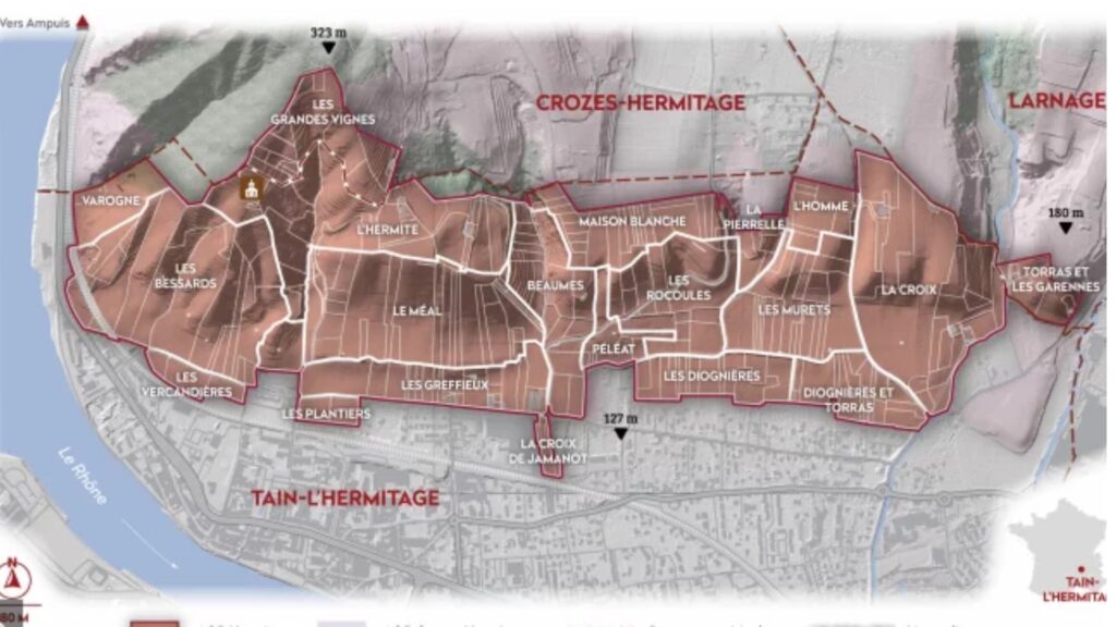 Carte viticole - Hermitage