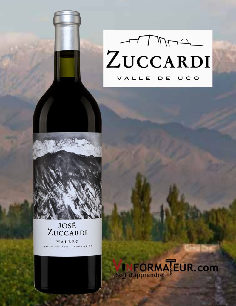 Zuccardi, José Zuccardi, Malbec, Valle de Uco, 2019 bouteille