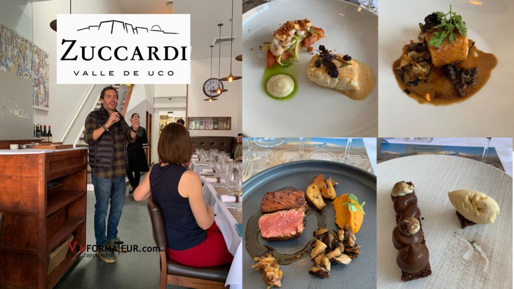 Dégustation des vins de la mason Zuccardi au restaurant La Chronique: Sebastian Zuccardi