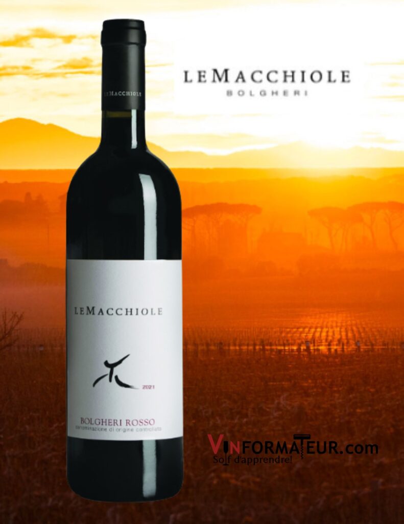 Le Macchiole, Bolgheri  Rosso, Toscane, vin rouge, 2020 bouteille