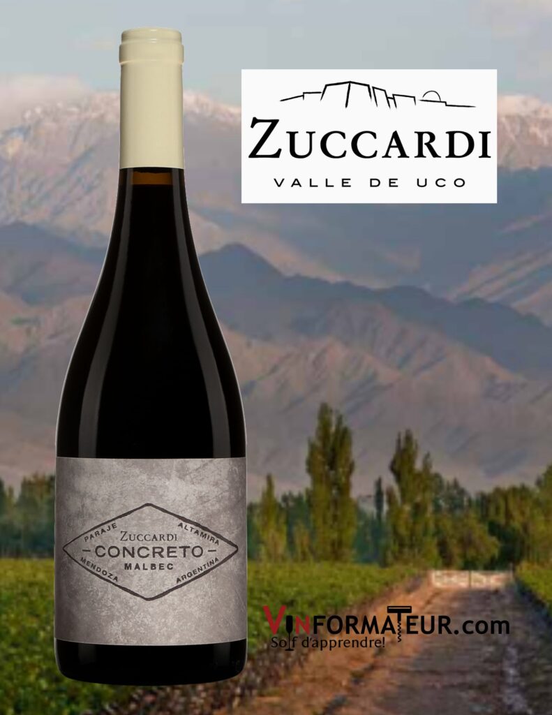 Zuccardi, Concreto, Malbec, Valle de Uco, 2021 bouteille