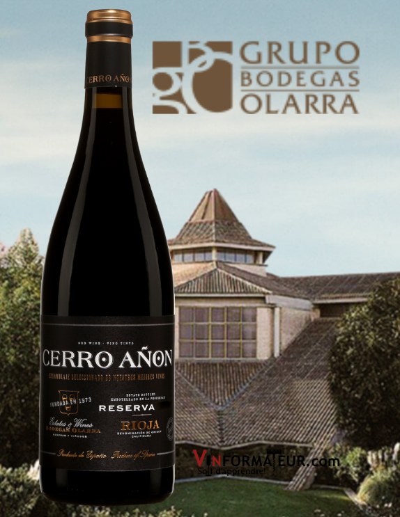 Cerro Anon, Reserva, Espagne, Rioja, Bodegas Olarra, 2018 bouteille