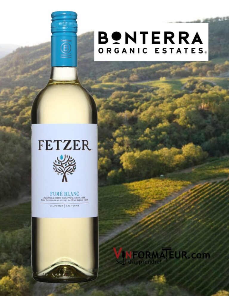 Fetzer, Fumé blanc, Californie, vin blanc, 2021 bouteille