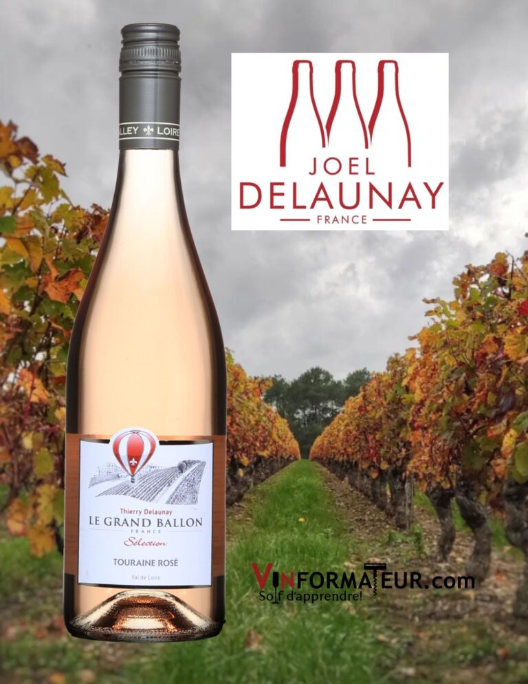 Le Grand Ballon, Sélection, vin rosé, France, Val de Loire, Touraine Rosé, 2022 bouteille