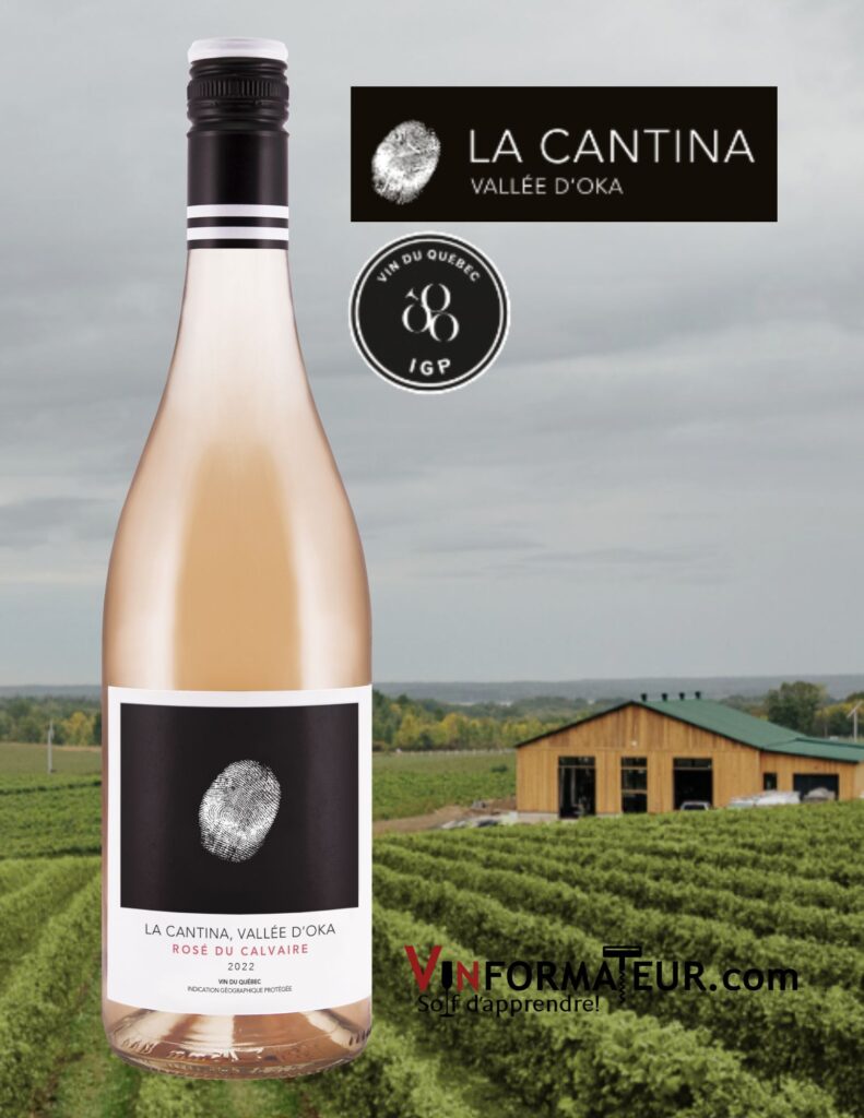 La Cantina, Empreinte Distinctive du Vigneron, Rosé du Calvaire, 2022 bouteille