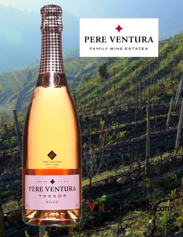 Pere Ventura, Tresor, Cava, Rosé Brut, Espagne, Conca de Barbera bouteille