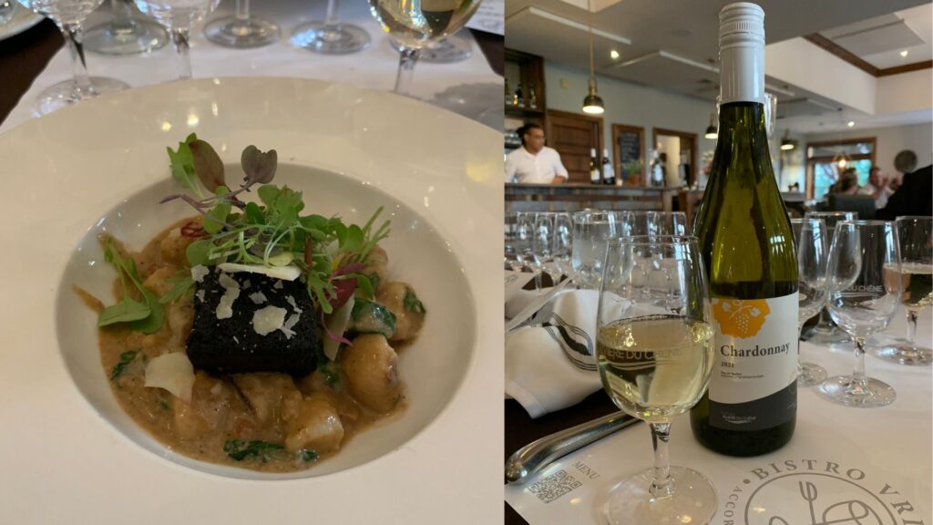 Souper VIP du Vigneron 25e - Les Gnocchis et Chardonnay VRDC 2021 bouteille