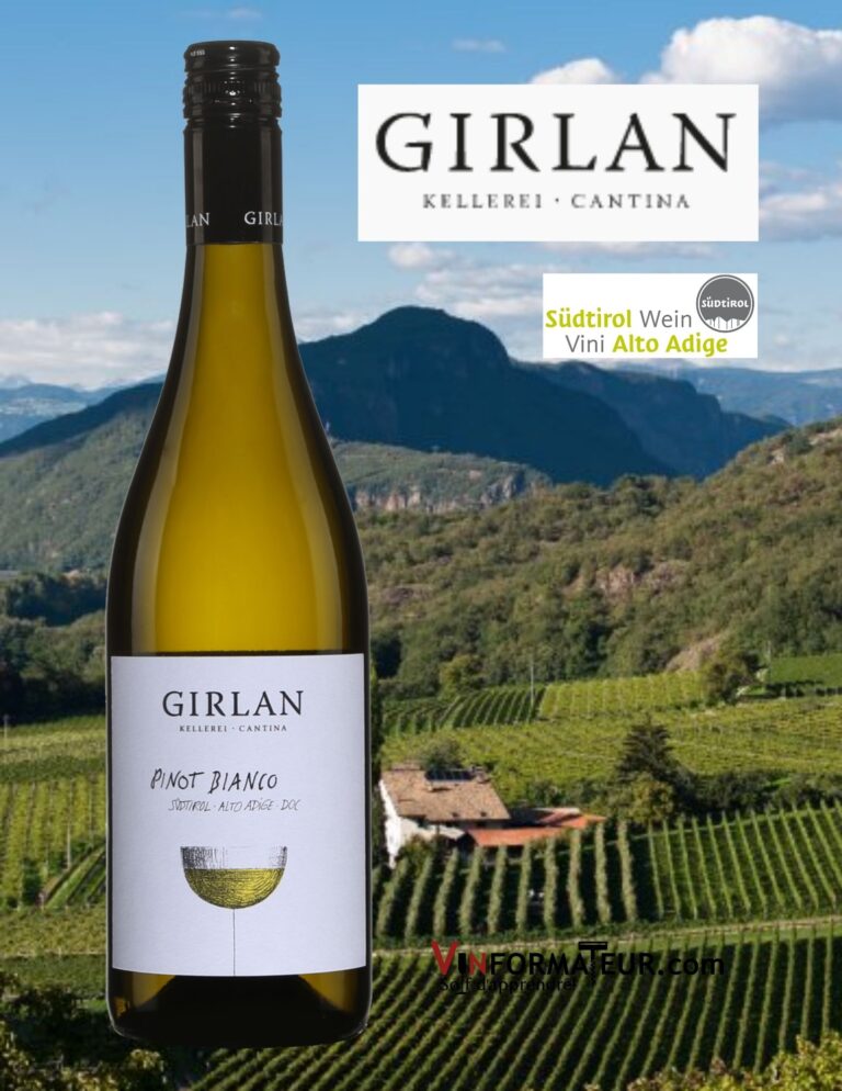 Pinot Bianco, Cantina Girlan, Italie, Alto Adige DOC/Sudtirol, 2022 bouteille