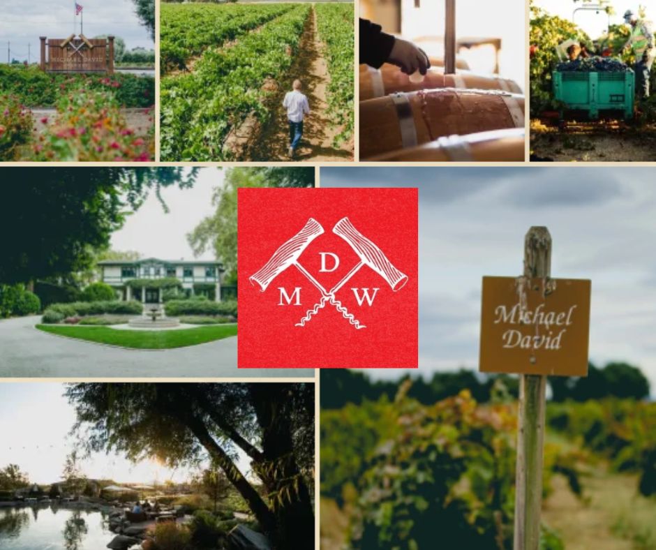 Michael David Winery: chai et vignobles