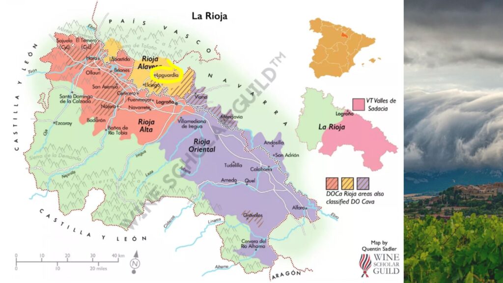 Carte viticole La Rioja