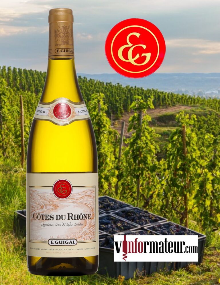 E. Guigal, Côtes du Rhône, vin blanc, 2022 bouteille