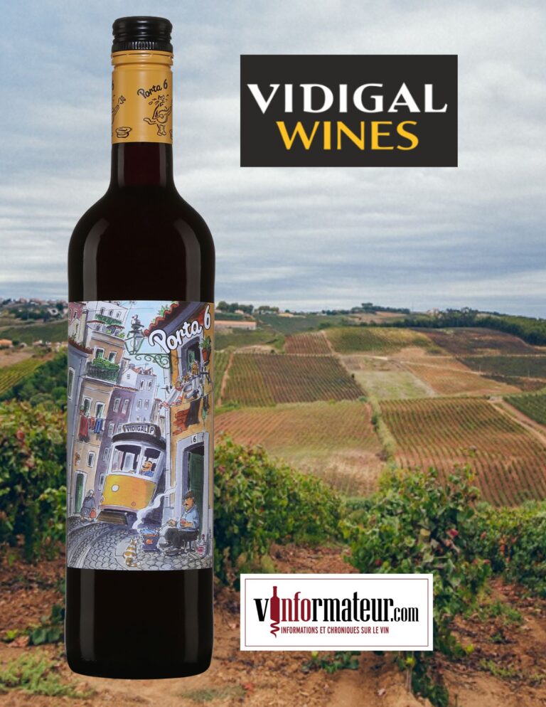 Porta 6, Tinto, vin rouge, Portugal, Lisbonne, 2022 bouteille