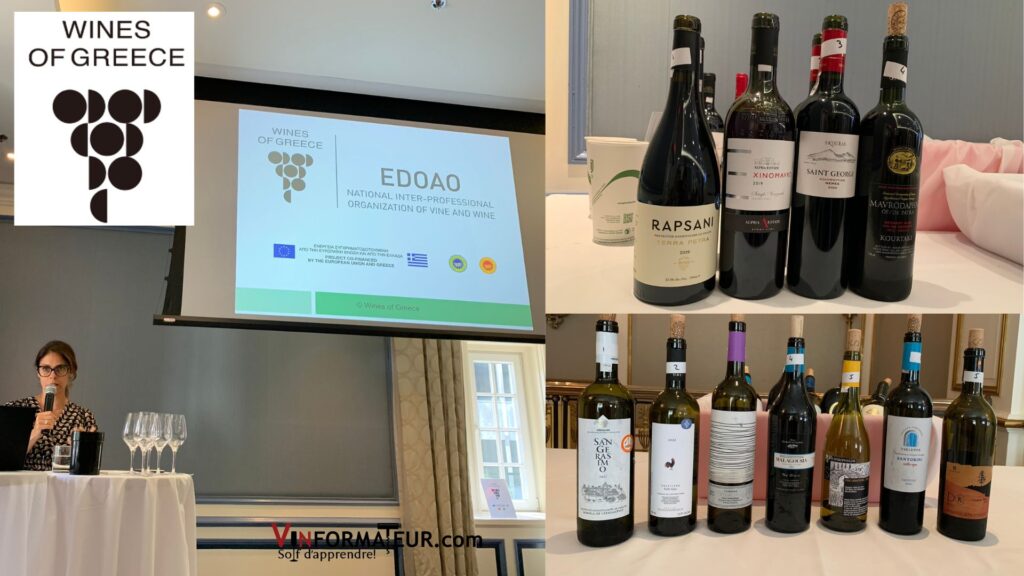 On découvre les vins de la Grèce! Des vins étonnants.
