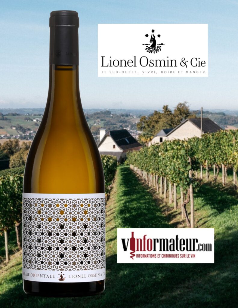 La Baie Orientale, France, Sud-Ouest, IGP Comté Tolosan (Gers), Lionel Osmin, vin blanc, 2022 bouteille