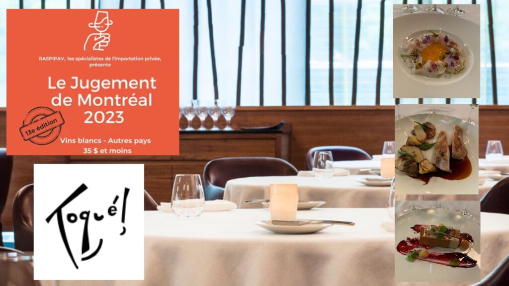 Jugement de Monréal Restaurant Toqué