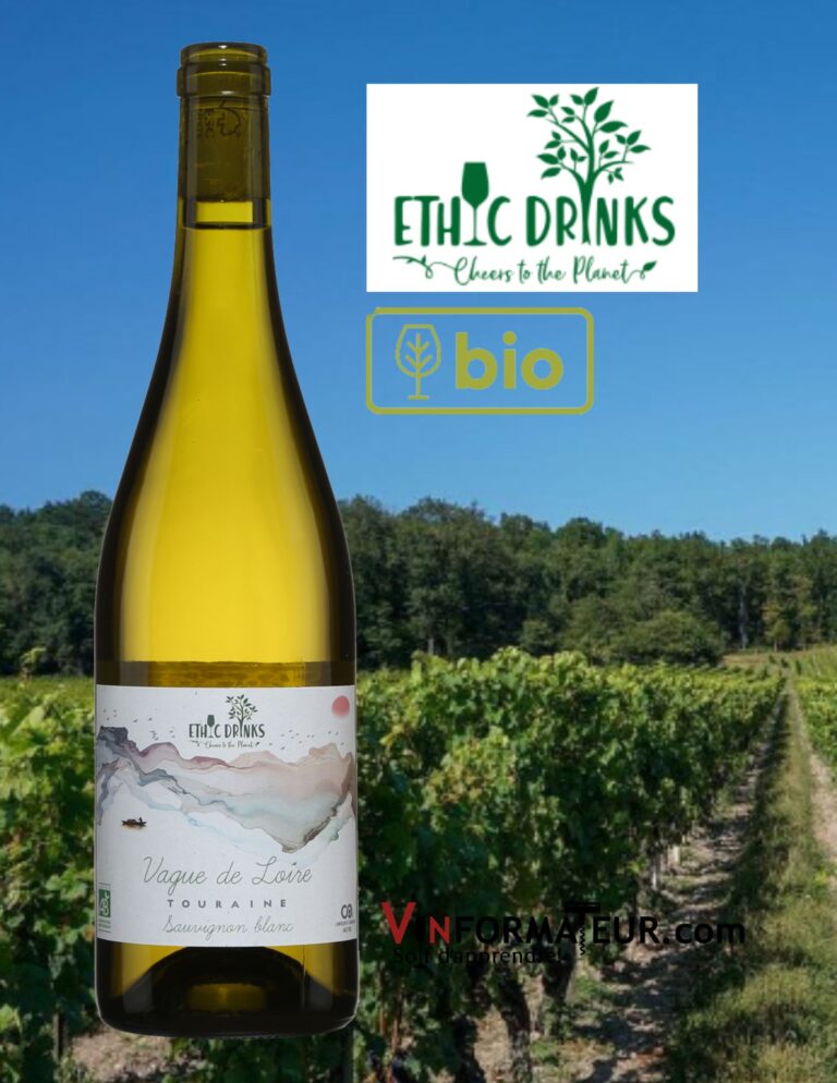 Vague de Loire, Vallée de la Loire, Touraine, vin blanc bio, 2019 bouteille
