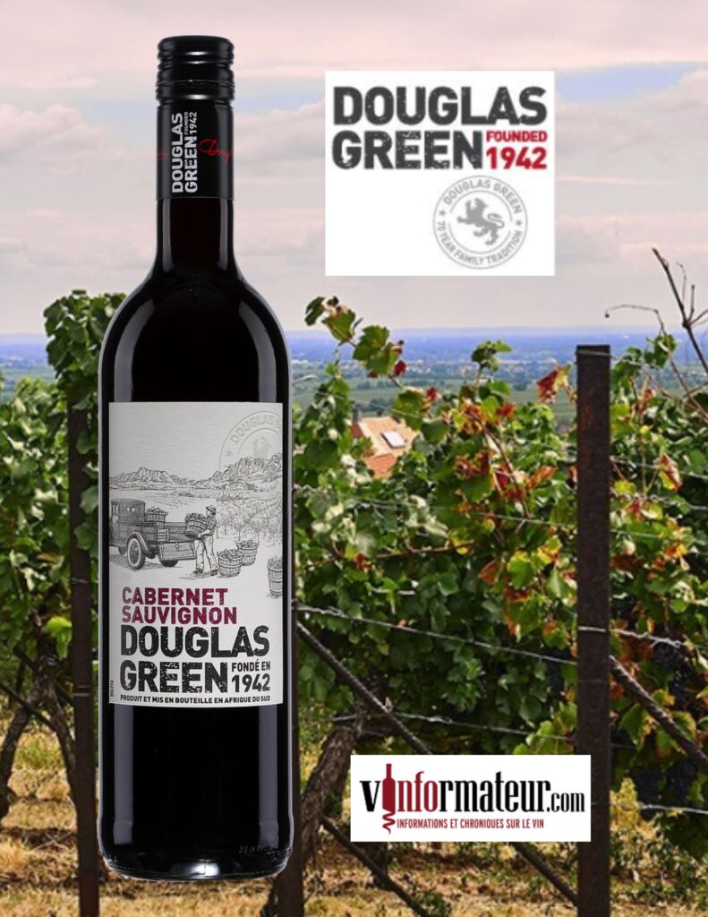 Douglas Green, Cabernet-Sauvignon, Afrique du Sud, Western Cape, vin rouge, 2021 bouteille